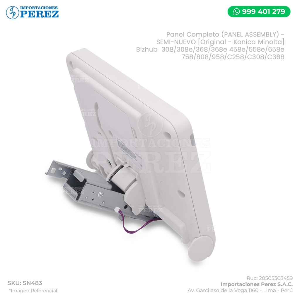 Panel Completo (PANEL ASSEMBLY) - SEMI-NUEVO [Original - Konica Minolta]