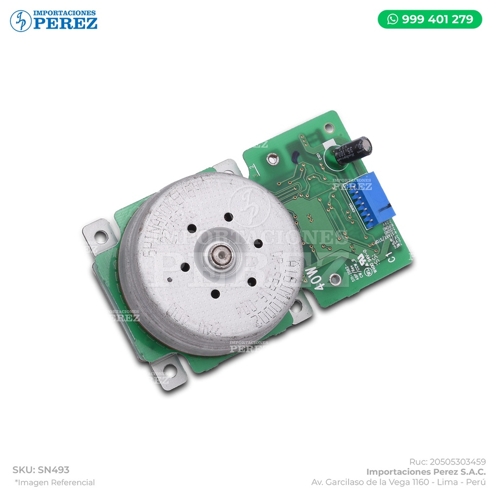 Motor Principal 24V - 40W (DR-55316-004 / BRUSHLESS MOTOR /40) - SEMI-NUEVO [Original - Konica Minolta]