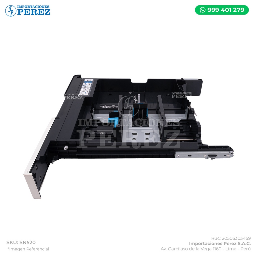 Bandeja Papel N° 01 (1st CASSETTE ASSY) - SEMI-NUEVO [Original - Konica Minolta]