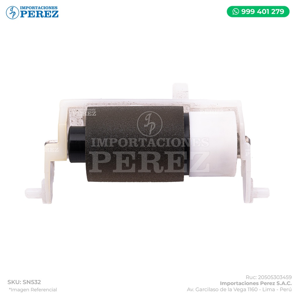 Rueda Separación ADF con base (ROLLER + SHAFT + HOLDER + SPRING + TORQUE LIMITER) - SEMI-NUEVO [Original - Konica Minolta]