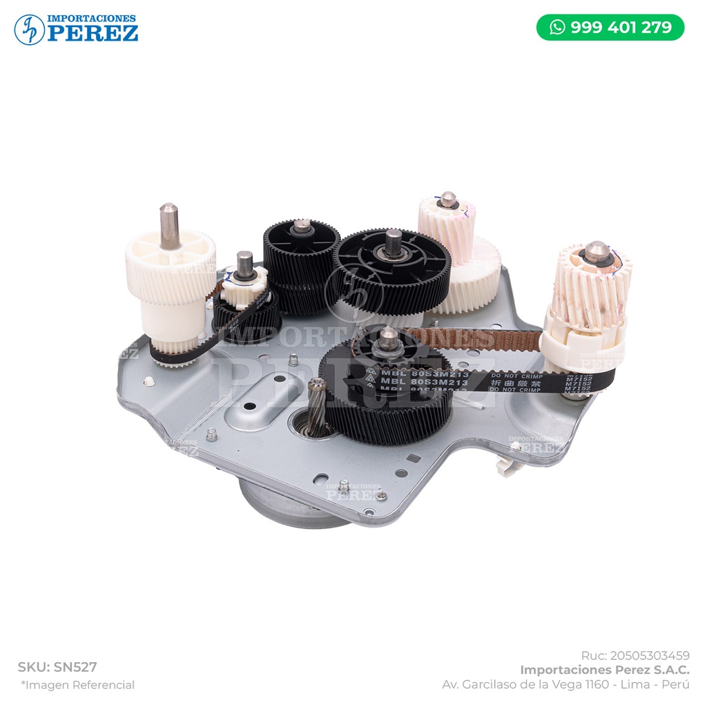 Bloque Acople Completo con Motor de Unidad Fusor (DRIVE UNIT:FUSING/PAPER EXIT UNIT:ASSY) - SEMI-NUEVO [Original - Ricoh]