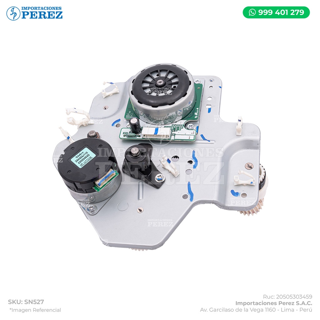 Bloque Acople Completo con Motor de Unidad Fusor (DRIVE UNIT:FUSING/PAPER EXIT UNIT:ASSY) - SEMI-NUEVO [Original - Ricoh]