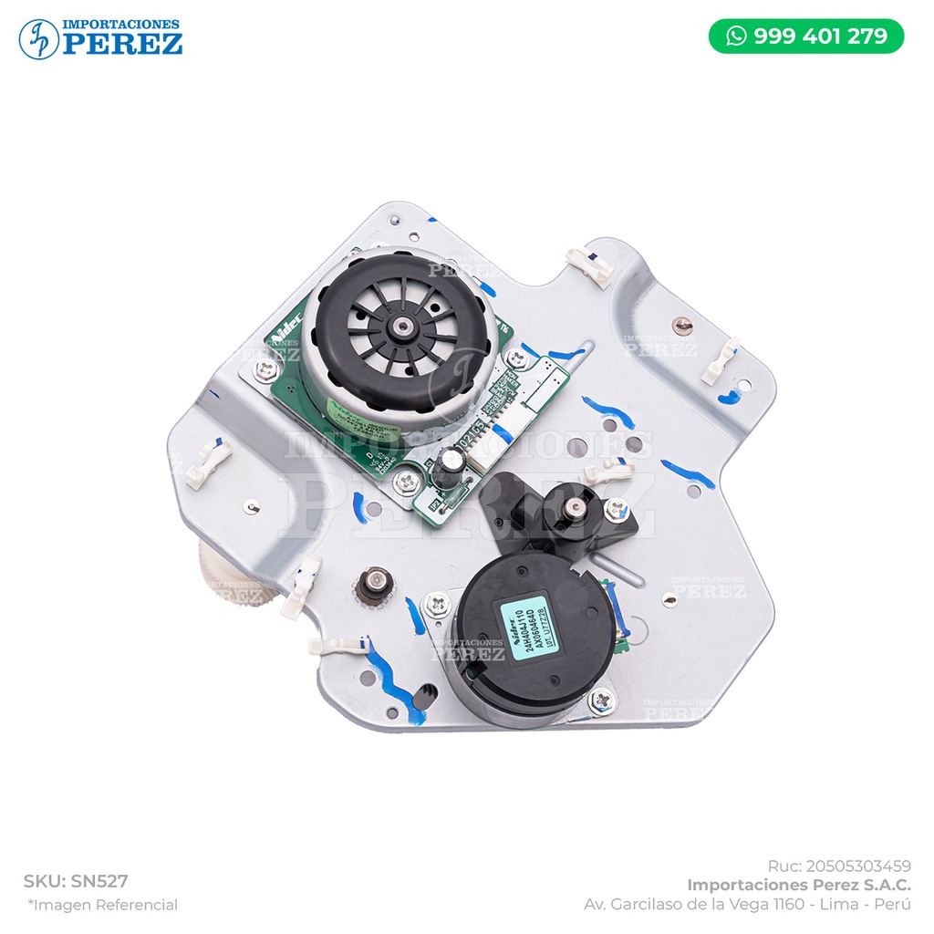 Bloque Acople Completo con Motor de Unidad Fusor (DRIVE UNIT:FUSING/PAPER EXIT UNIT:ASSY) - SEMI-NUEVO [Original - Ricoh]