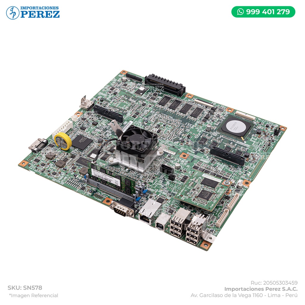 Tarjeta IR (PWB-MFP - PWB ASSEMBLY) Completo (con SSD + DIMM) - SEMI-NUEVO [Original - Konica Minolta]