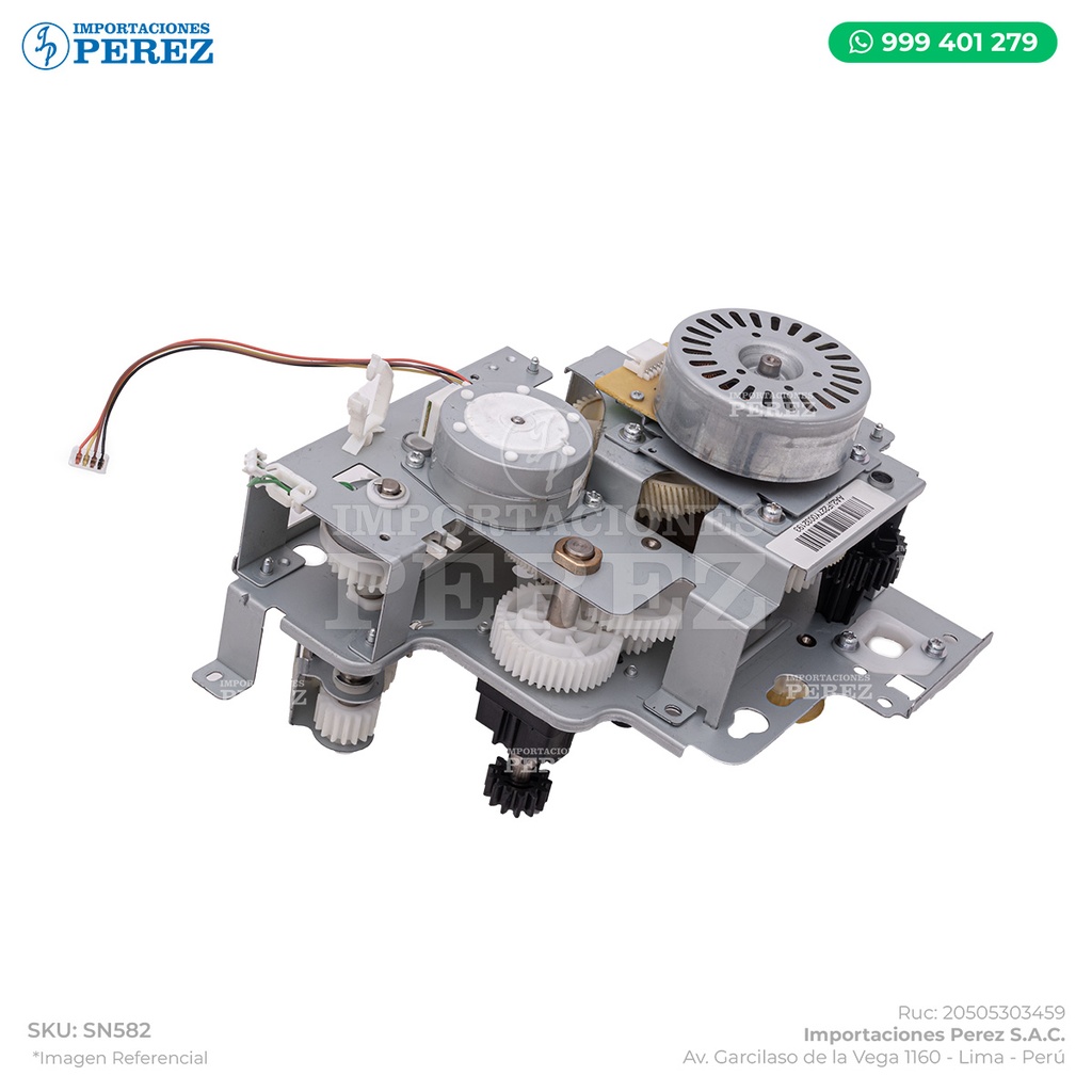 Bloque Piñones con Motores (DRIVE SECTION) - SEMI-NUEVO [Original - Konica Minolta]