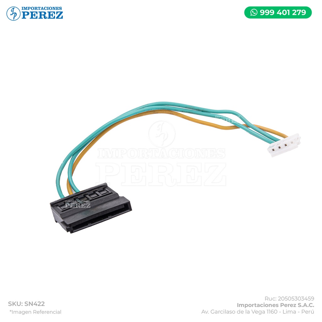 Cable Poder Disco Duro (POWER SOURCE CABLE) - SEMI-NUEVO [Original - Konica Minolta]