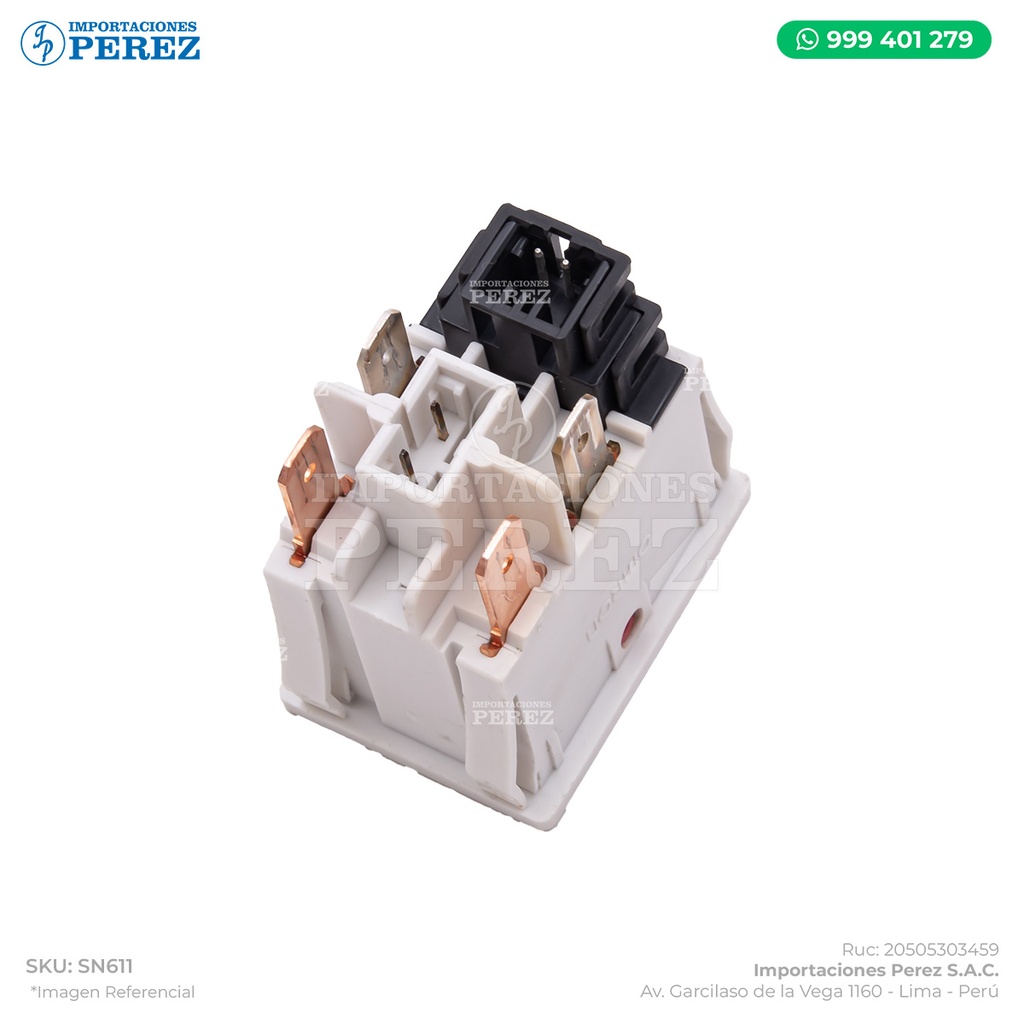 Switch/Botón Principal (ROCKER SWITCH: AGS-TGP85KR) - SEMI-NUEVO [Original - Ricoh]