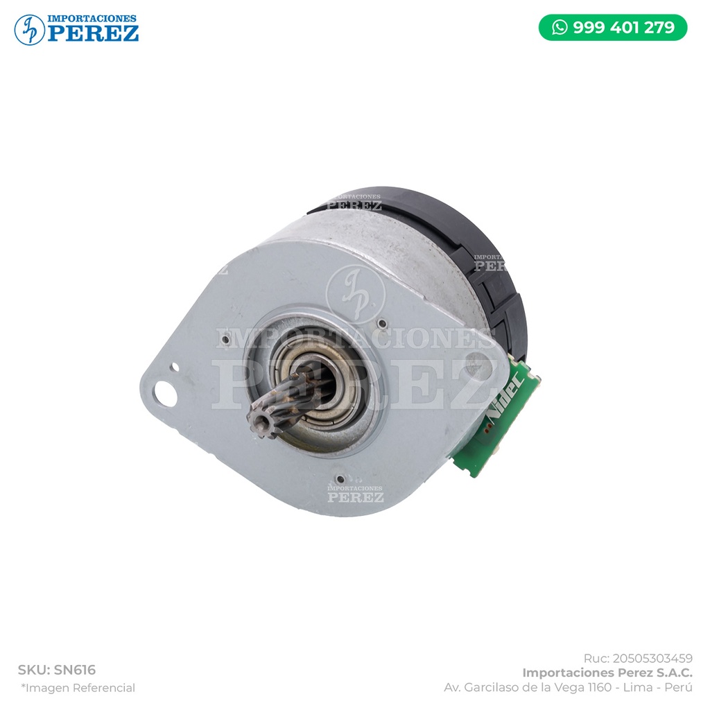 Motor Dúplex 10w (DC MOTOR:ENCODER:NO:10W:GEAR:BRUSHLESS) - SEMI-NUEVO [Original - Ricoh]