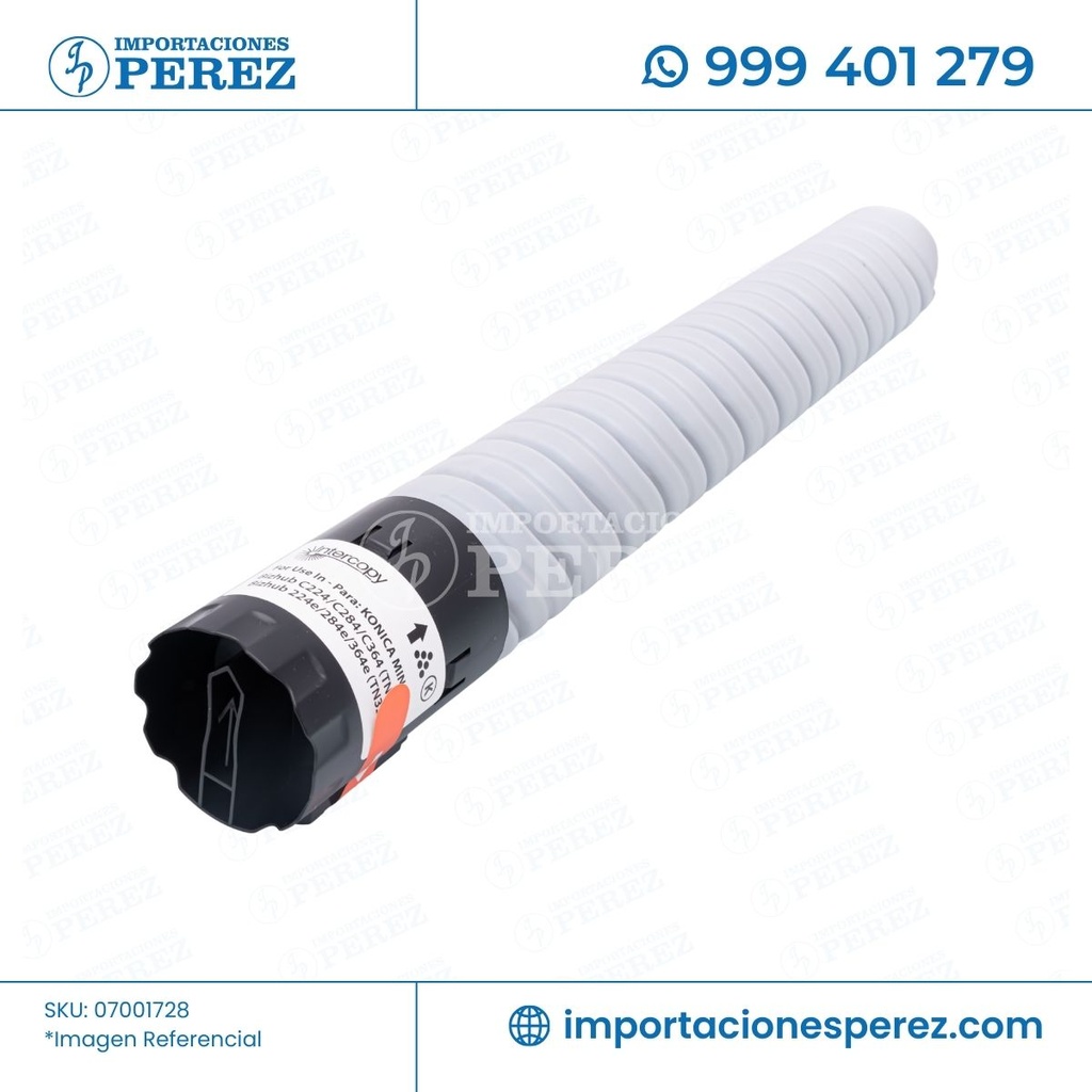 Toner Cartucho Black Konica Minolta [Intercopy] (547g) (Tn321K) 