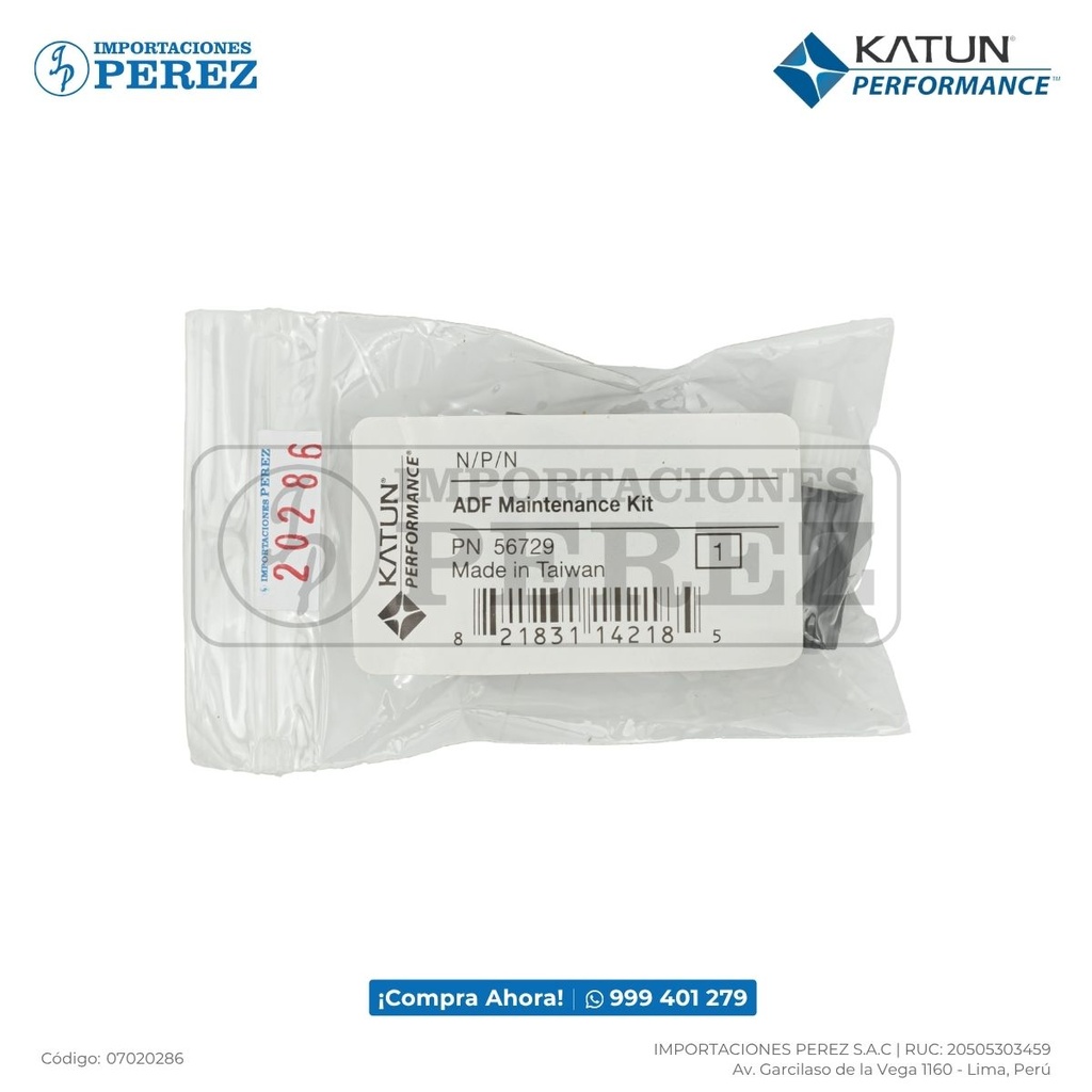 Rueda ADF Kitx03 - Feed/Pickup/Separation Roller [Katun Performance]