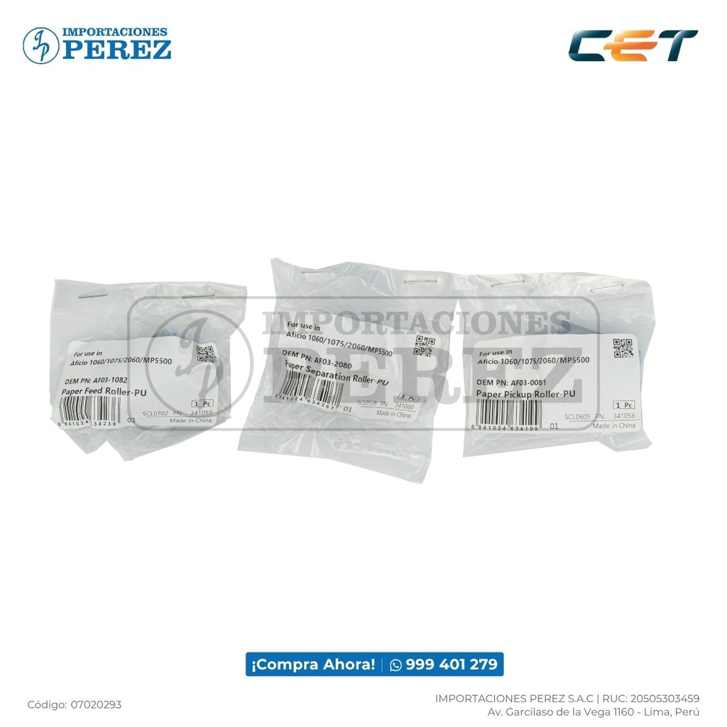Rueda Bandeja (Solo Jebe) Feed/Pickup/Separation [Cet]