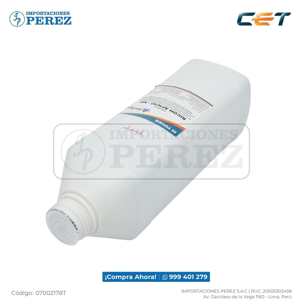 Toner Recarga Ricoh [CET] Botella/500g 