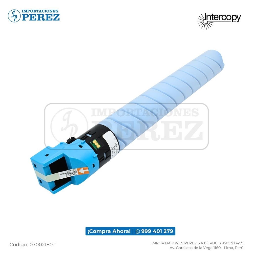 Toner Cartucho Cyan Konica Minolta [Intercopy] Tn328C/Tn626C 486g 