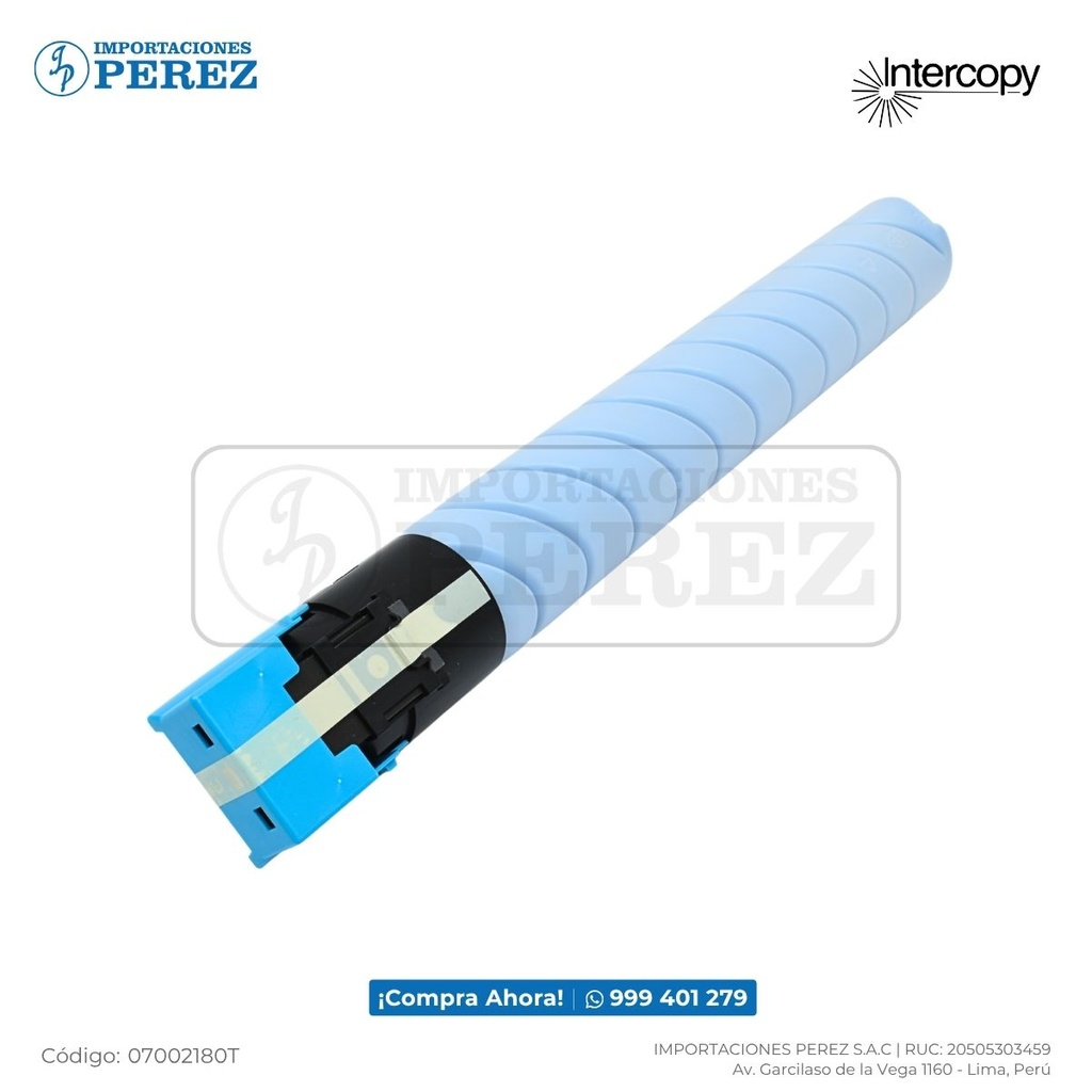 Toner Cartucho Cyan Konica Minolta [Intercopy] Tn328C/Tn626C 486g 
