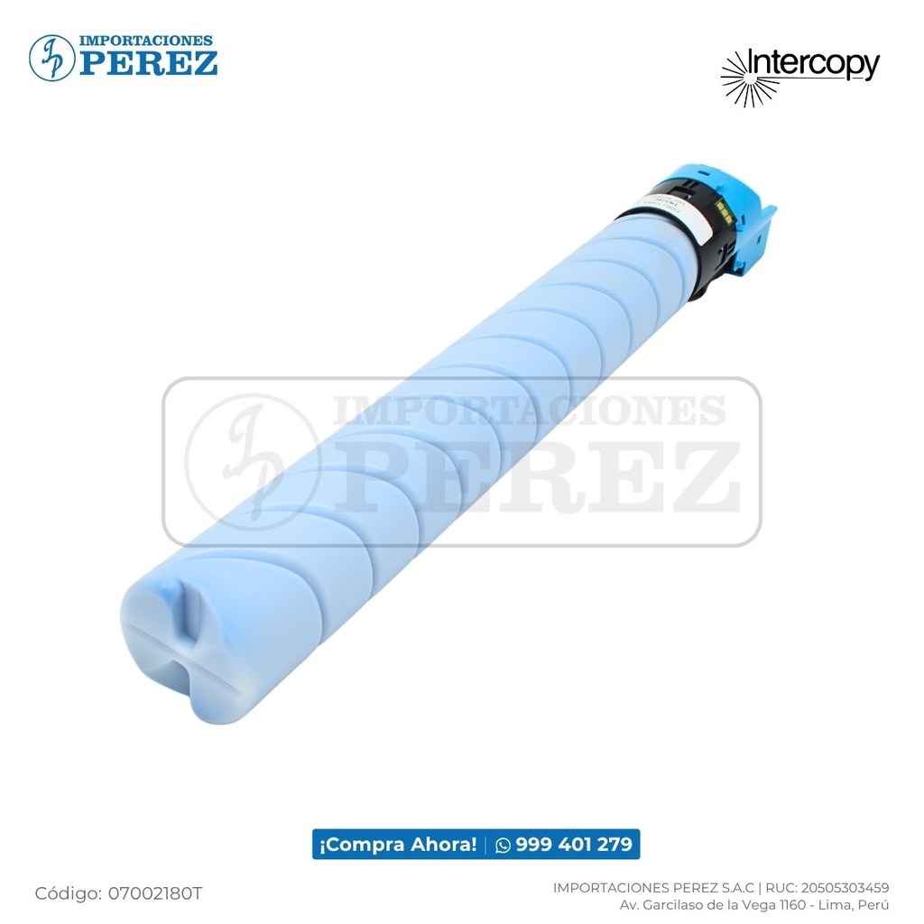 Toner Cartucho Cyan Konica Minolta [Intercopy] Tn328C/Tn626C 486g 