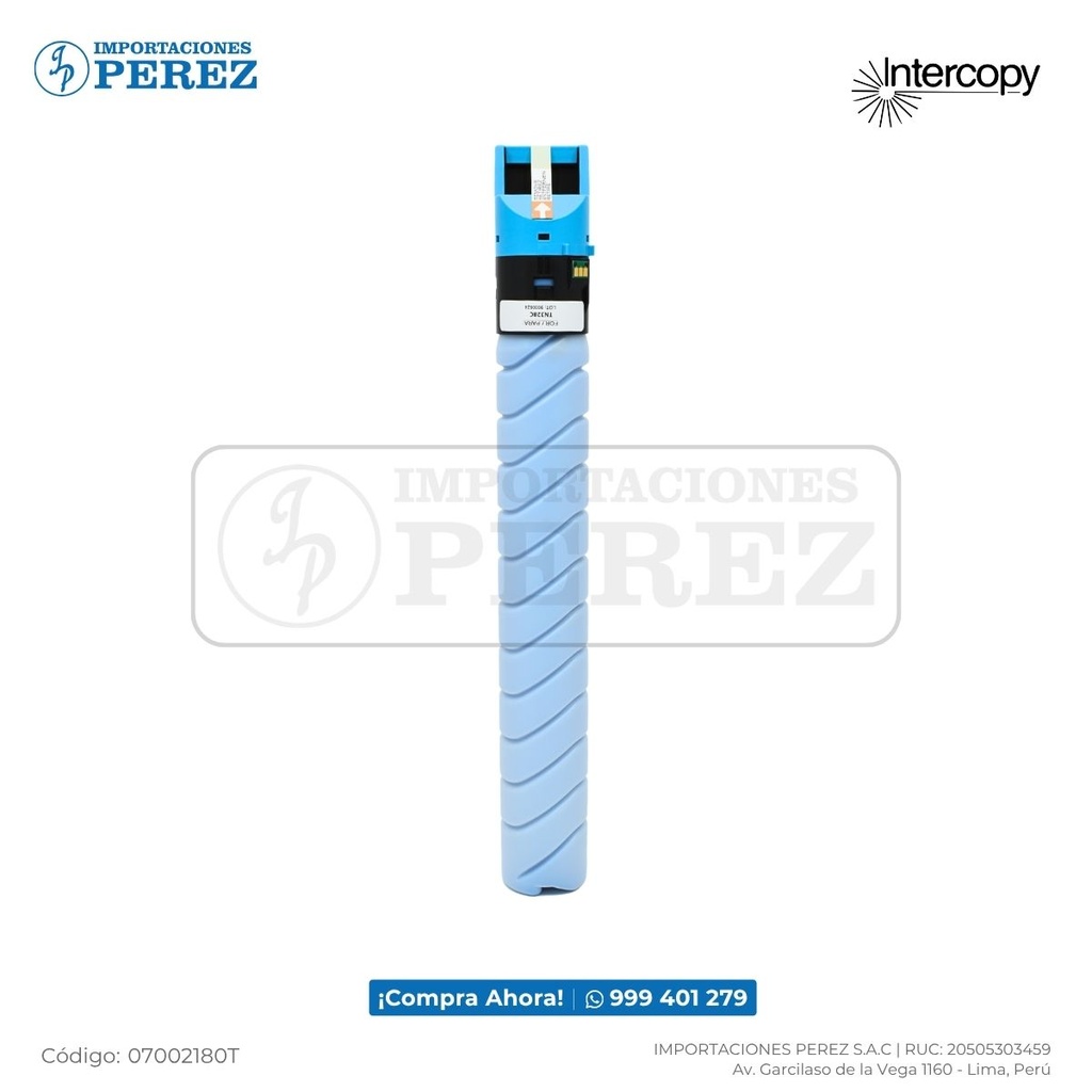 Toner Cartucho Cyan Konica Minolta [Intercopy] Tn328C/Tn626C 486g 