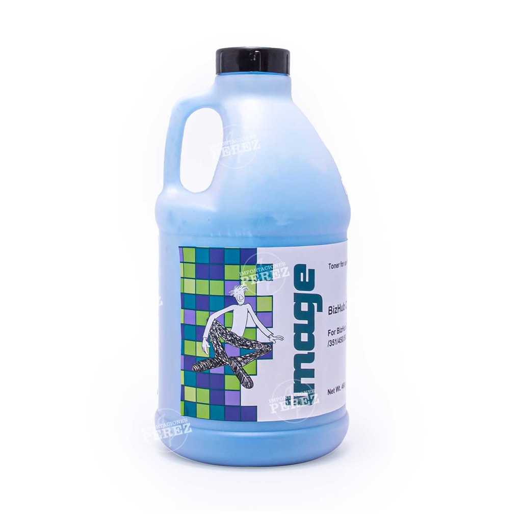 Toner Recarga [Image] Cyan (460g) Color Konica Minolta