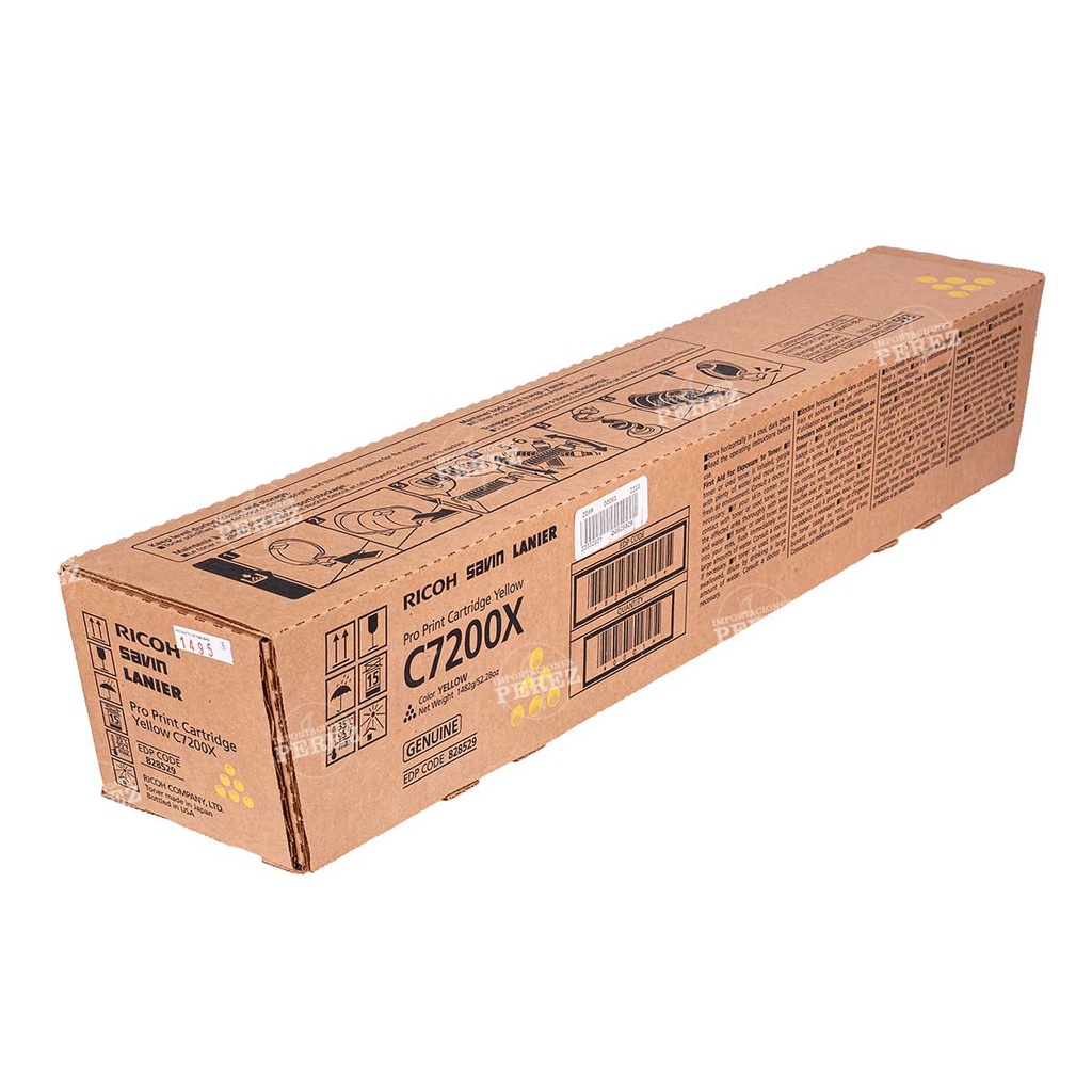 Toner Cartucho Yellow 1482g [Original - Ricoh] (Solo Modelos Gráficos)