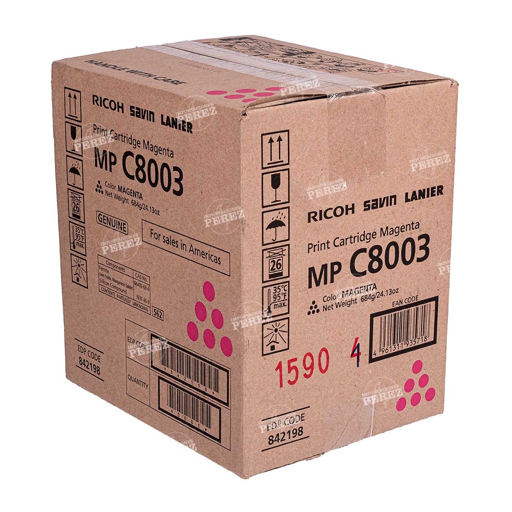 Toner Cartucho [Ricoh ] Magenta (440g) 