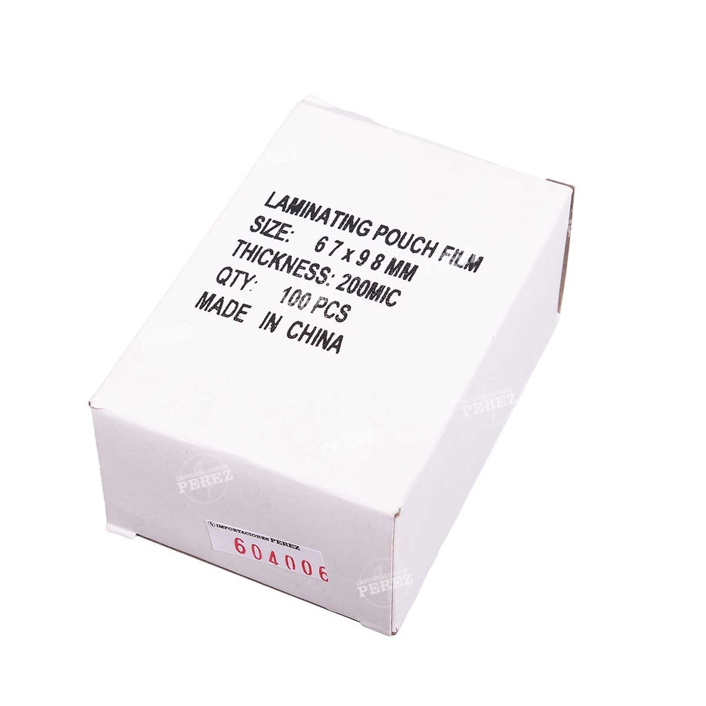 Mica Enmicado 67x98 [Cbit] (Caja x 100unds) - 200mic (Fotocheck)