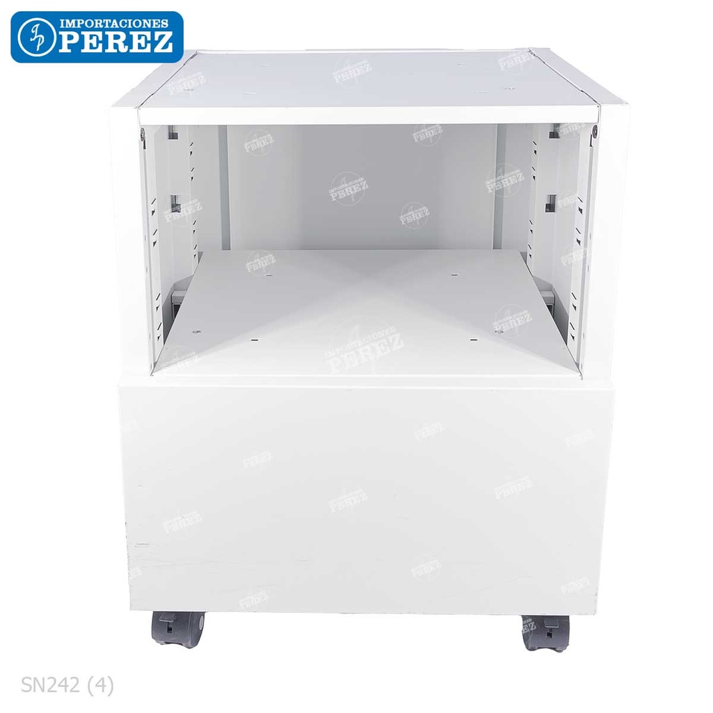 Base/Mueble/Gabinete Metálico (45 x 46.3 x 55.5) mm LargoxArchoxAlto de Fotocopiadora - SEMI-NUEVO [Original - Ricoh]