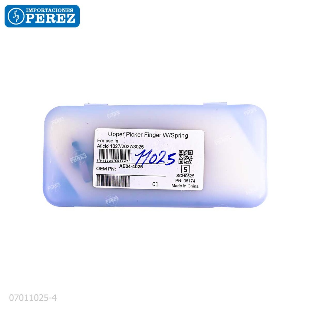 Uña [Cet] (Kit x02) c/ Resorte Plomo (Rodillo Calor) 