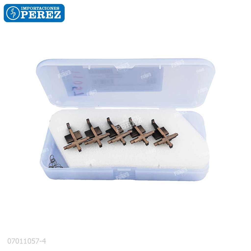 Uña [Cet] (Kit x02) c/ Resorte Plomo (Rodillo Calor) 