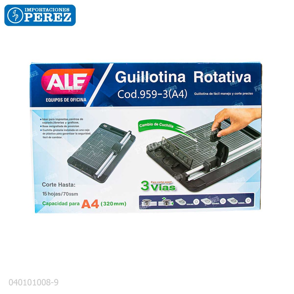Guillotina Rotativa A4 [Ale] (Capacidad 15 hojas 70g)