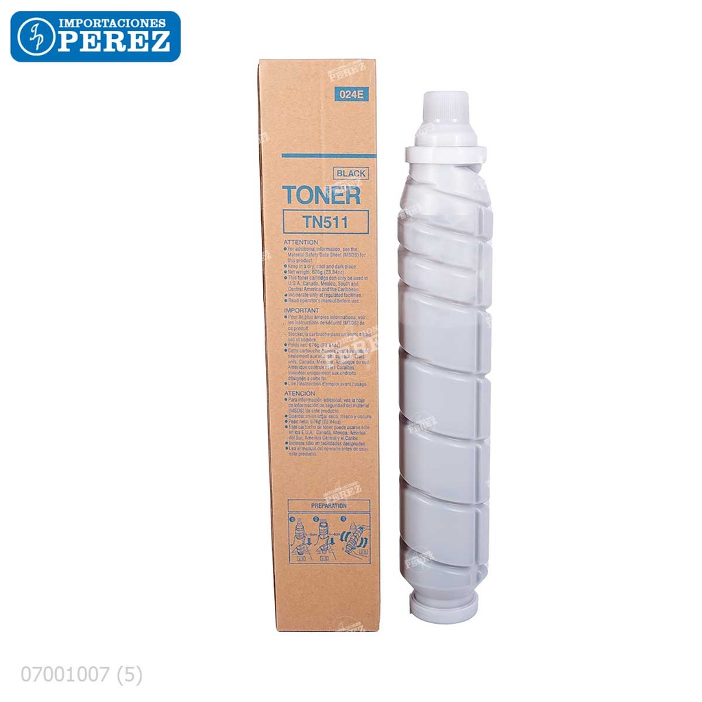 Toner Cartucho [Dki - Presentación Original] (676g) (Tn511) 