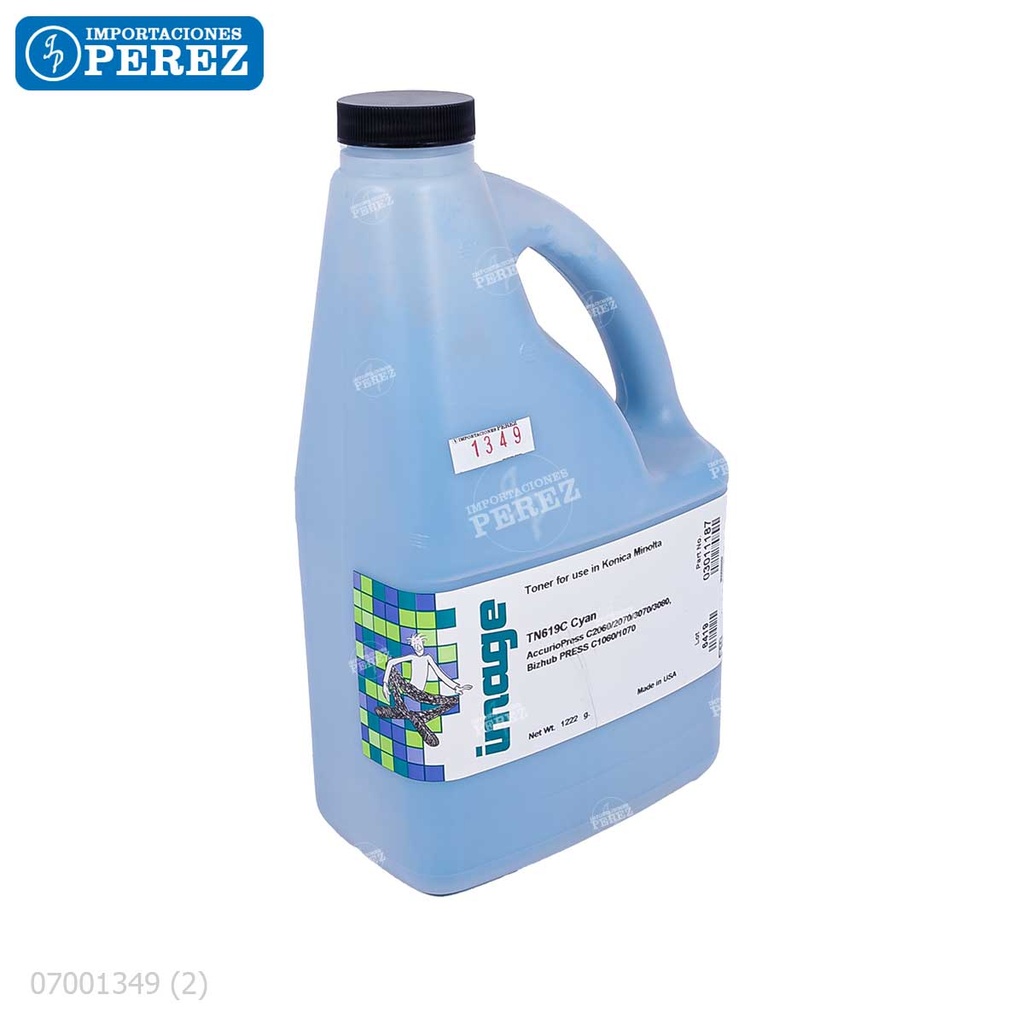 Toner Recarga Cyan TN619C [Image] (1222g)