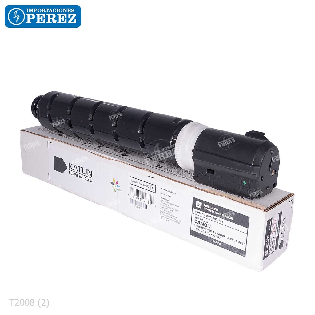 Toner Cartucho Black GPR58 329g [Katun Business Color]