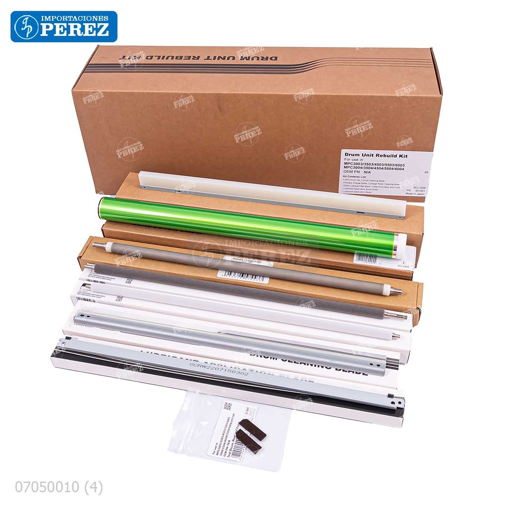 Kit Imagen Black Kit x09 Contiene: 01 Cilindro + 01 Cuchilla Limpieza + 01 Rodillo Carga + 01 Rodillo Limpieza + 01 Cera + 01 Sello Front + 01 Sello Rear + 01 Brush + 01 Cuchilla Lubricante [Cet]