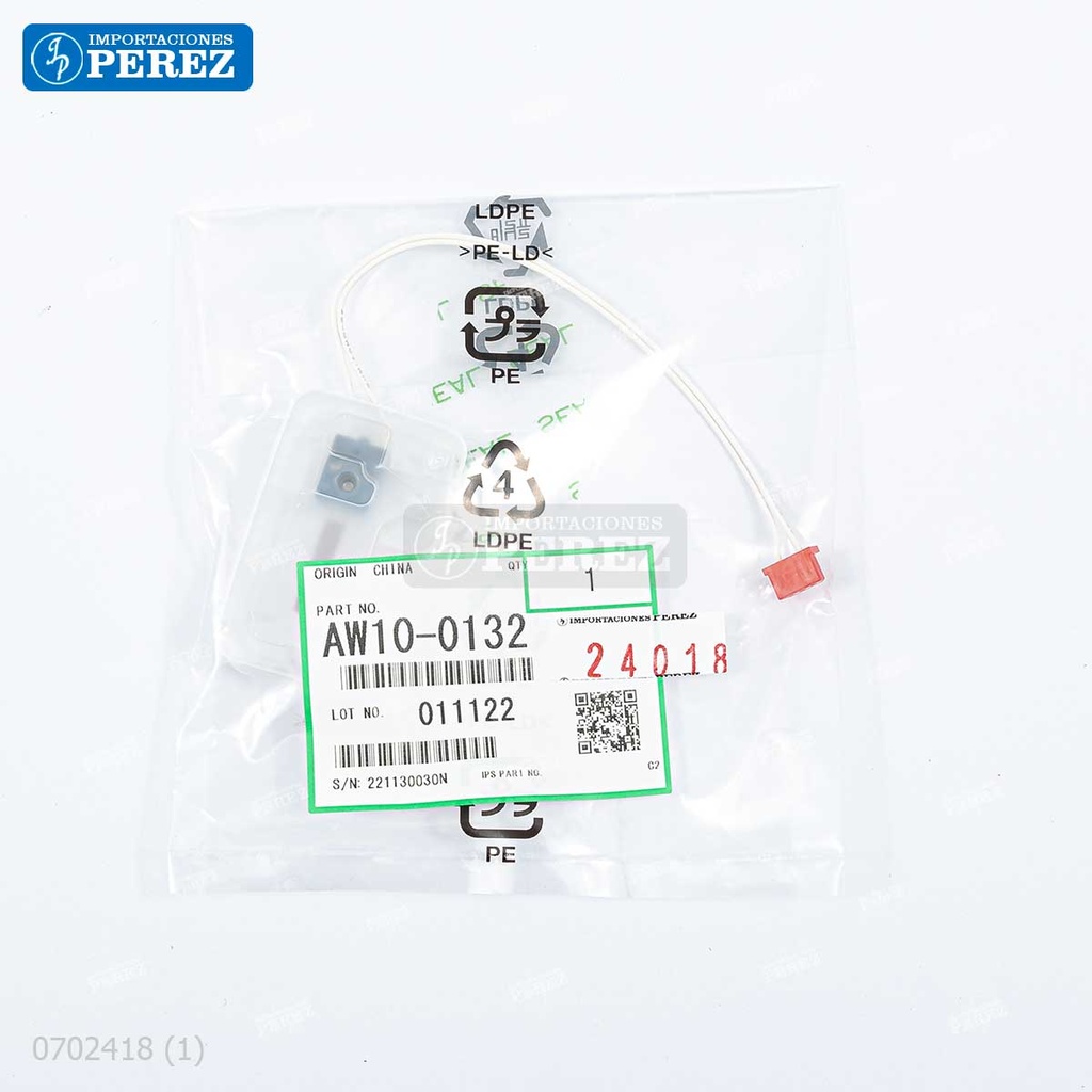 Thermistor Fusor corto (punta delgada) [Original - Ricoh]