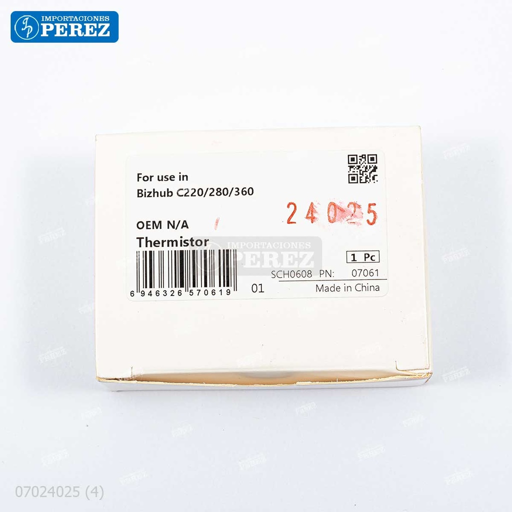 Thermistor [Cet] Negro (Fusor) 