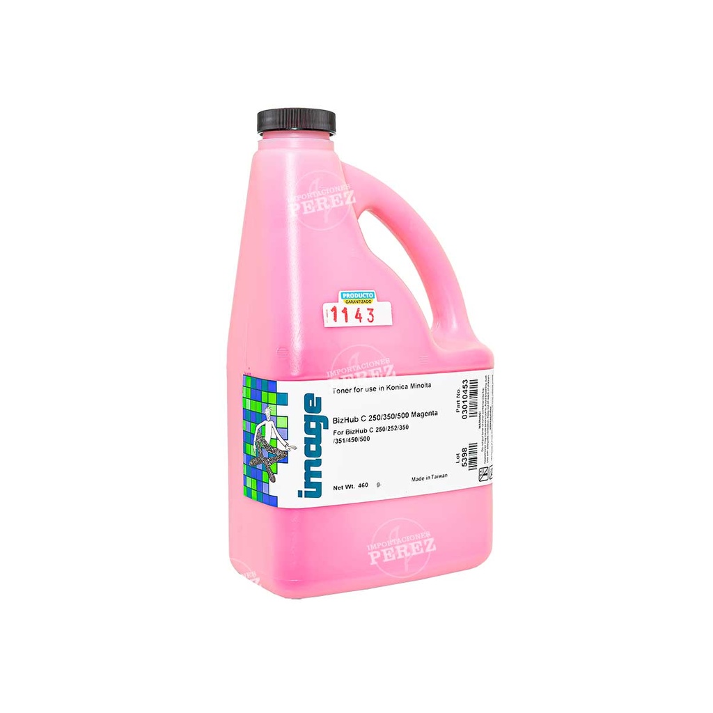 Toner Recarga [Image] Magenta (460g) Color Konica Minolta