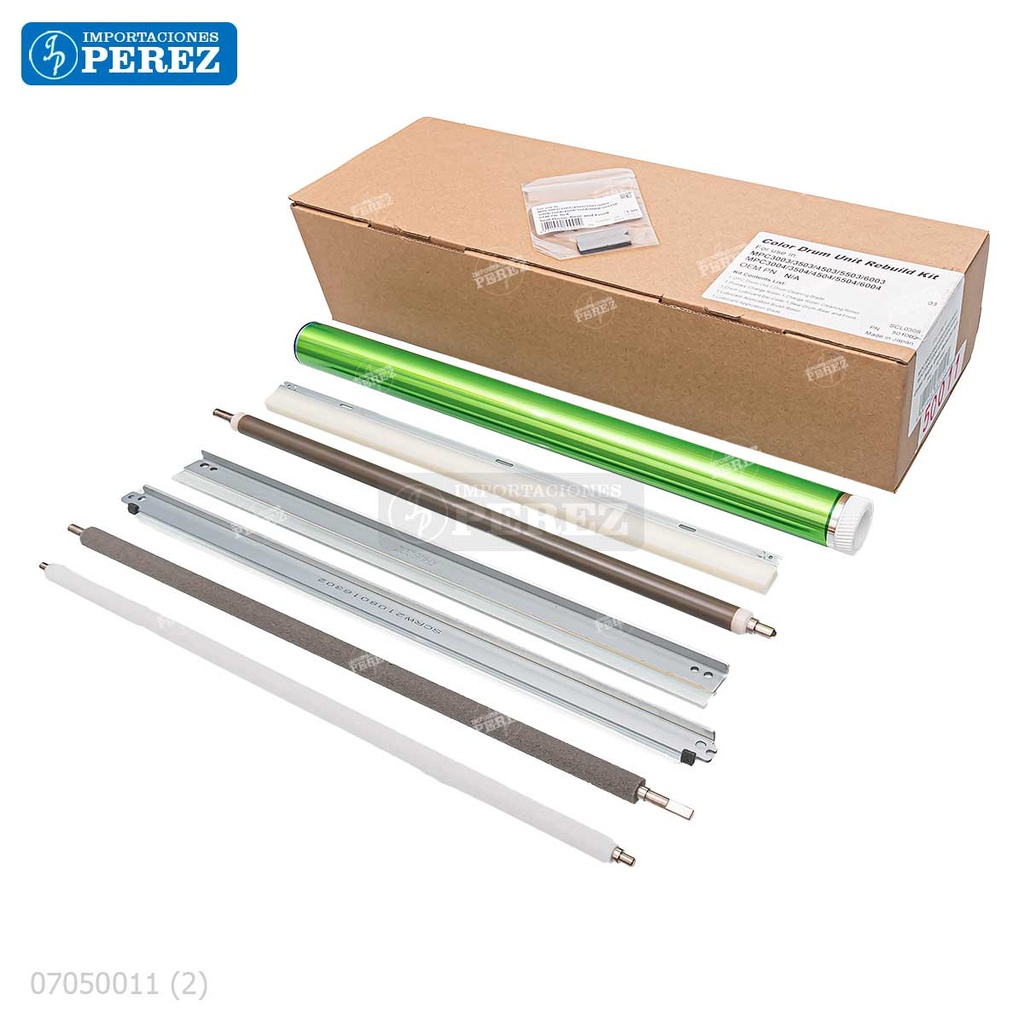 Kit Imagen Color CMY Kit x09 Contiene: 01 Cilindro + 01 Cuchilla Limpieza + 01 Rodillo Carga + 01 Rodillo Limpieza + 01 Cera + 01 Sello Front + 01 Sello Rear + 01 Brush + 01 Cuchilla Lubricante [Cet]