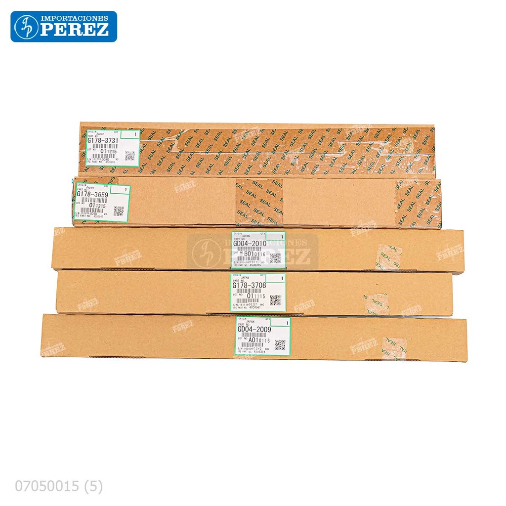 Kit Mantenimiento Cilindro Kit x06 Contiene: 01 Brush Limpieza + 01 Cuchilla Limpieza + 01 Brush Apply + 01 Cuchilla Apply + 01 Cera + 01 Juego Gear [Original - Ricoh]- Pro-/C900/C900S/ [PMG178PCUK]