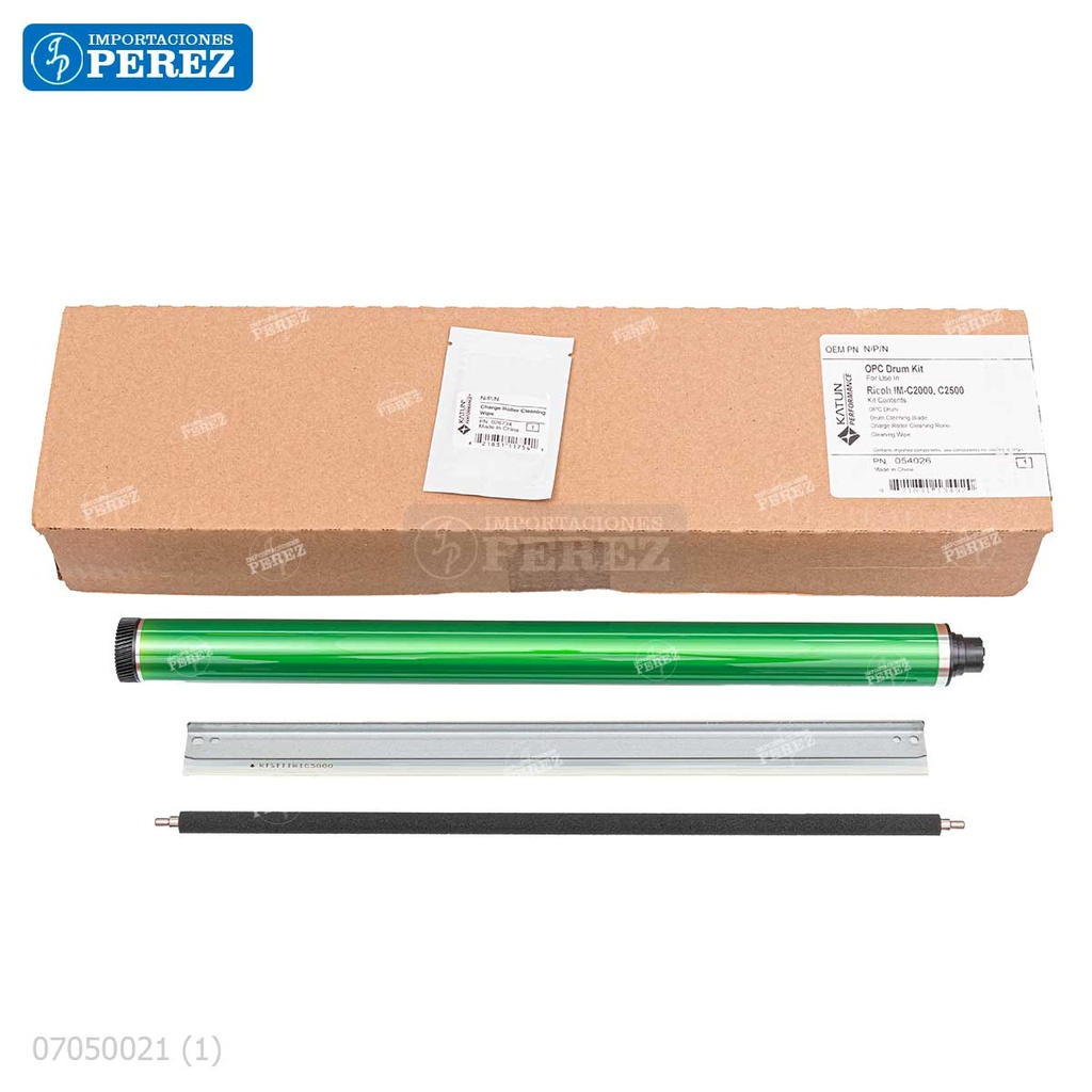 Kit Imagen Kitx04 Contiene: 01 Cilindro + 01 Cuchilla Limpieza + 01 Rodillo Limpieza + 01 Paño de Limpieza [Katun Performance]