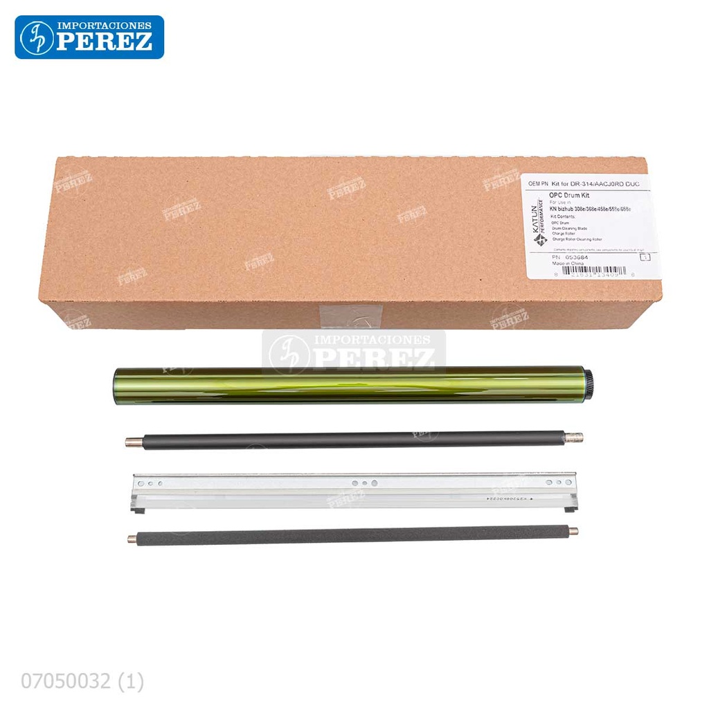 Kit Imagen Kitx04 Contiene: 01 Cilindro + 01 Cuchilla Limpieza + 01 Rodillo Carga + 01 Rodillo Limpieza de Carga [Katun Perfomance]