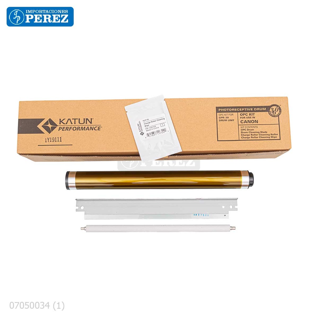 Kit Imagen Kitx04  CEXV37/GPR39 Contiene: 01 Cilindro + 01 Cuchilla Limpieza + 01 Rodillo Limpieza del Rodillo Carga + 01 Paño Limpieza [Katun Perfomance]