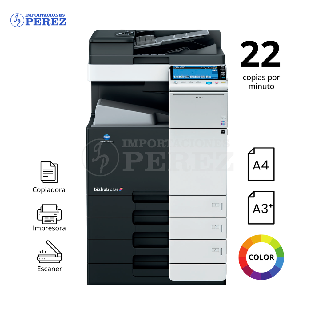 Fotocopiadora Konica Minolta Bizhub C224e