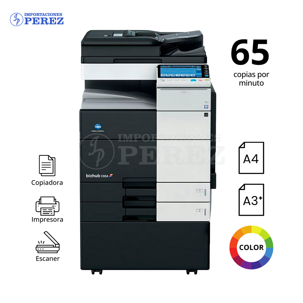 Fotocopiadora Konica Minolta Bizhub C654e