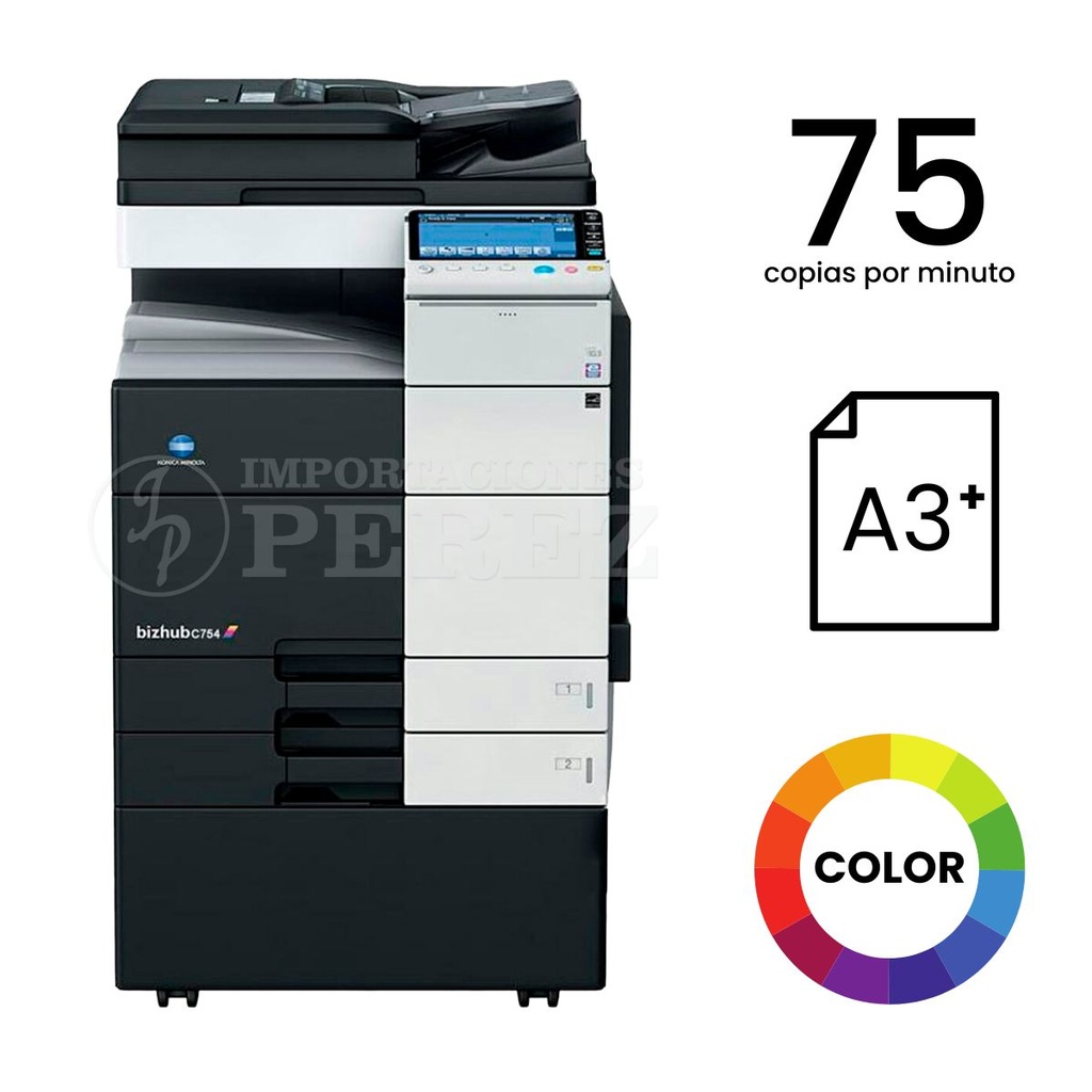 Fotocopiadora Konica Minolta Bizhub C754e