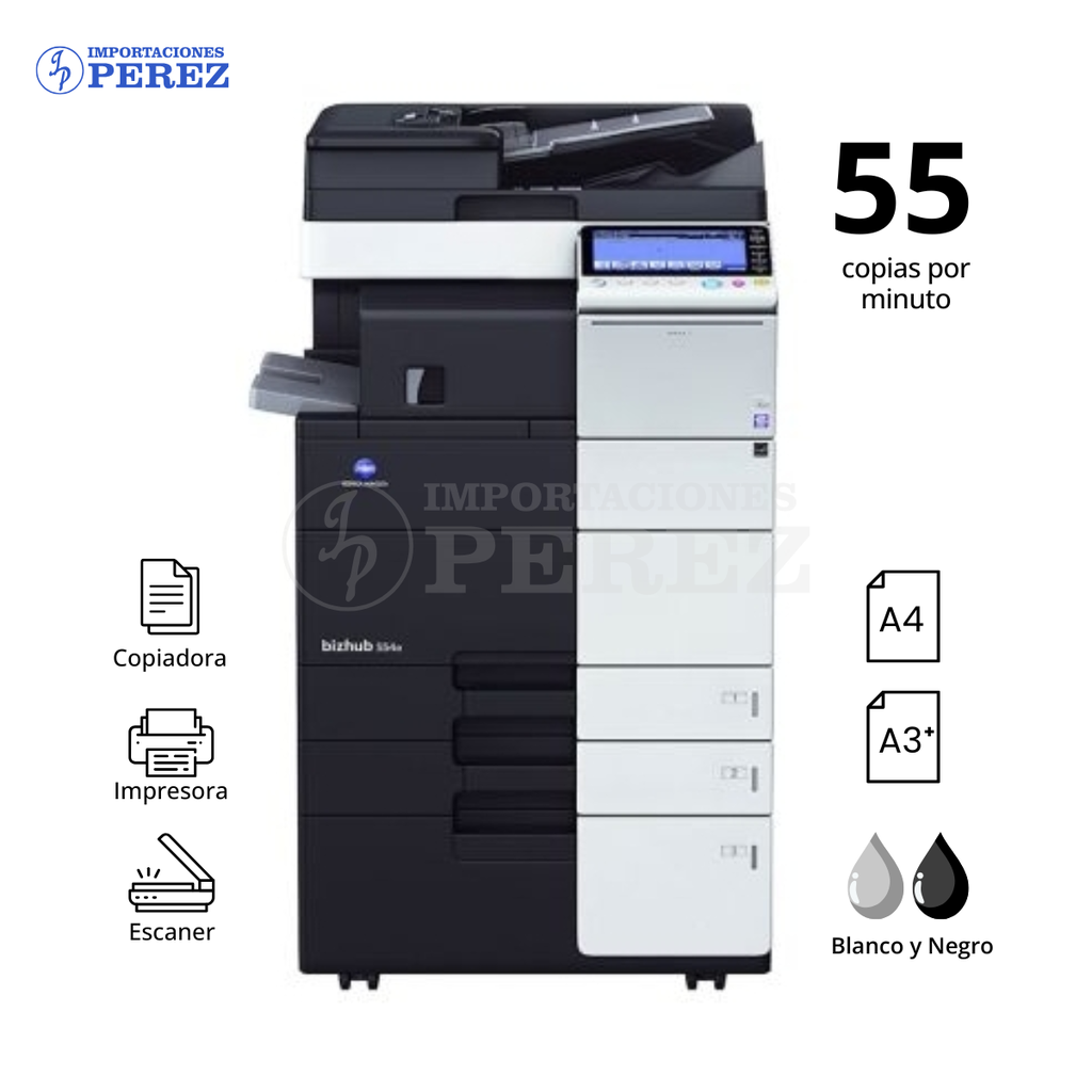 Fotocopiadora Konica Minolta Bizhub 554e