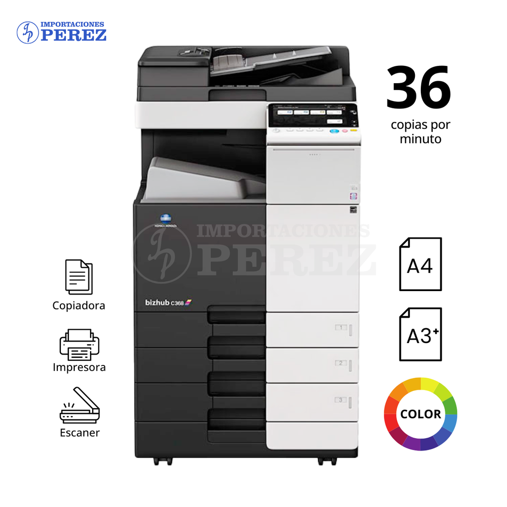 Fotocopiadora Konica Minolta Bizhub C368