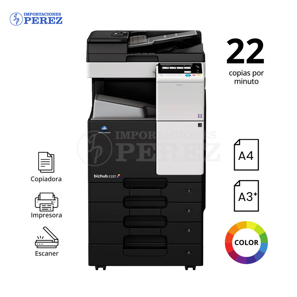 Fotocopiadora Konica Minolta Bizhub C227