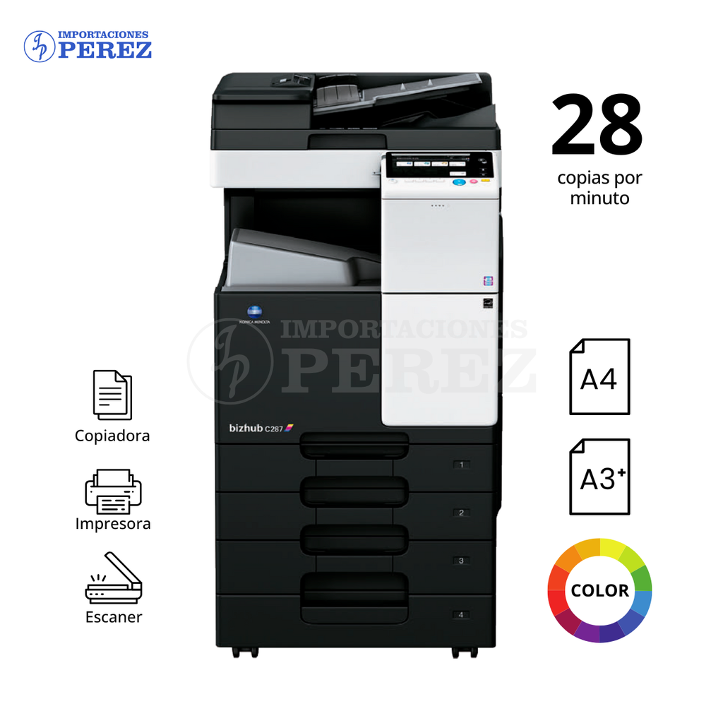 Fotocopiadora Konica Minolta Bizhub C287