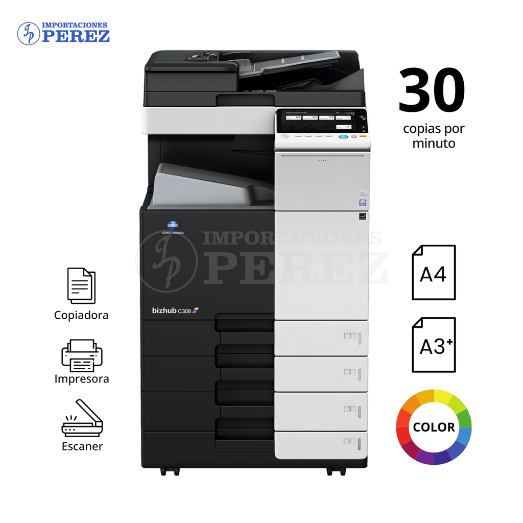 Fotocopiadora Konica Minolta Bizhub C308