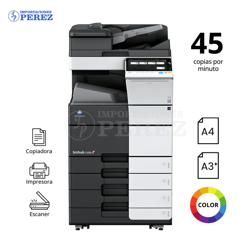 Fotocopiadora Konica Minolta Bizhub C458