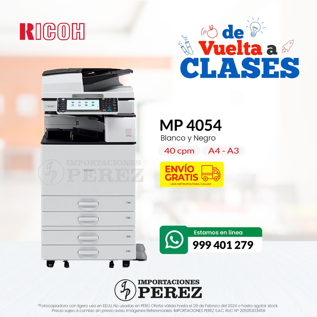 Fotocopiadora Ricoh MP 4054 